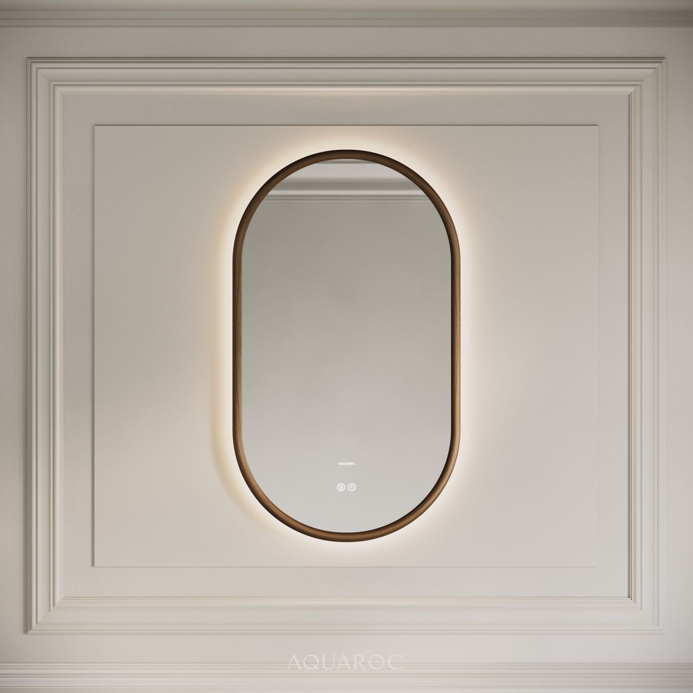 Lumiere Oval Pill Mirror